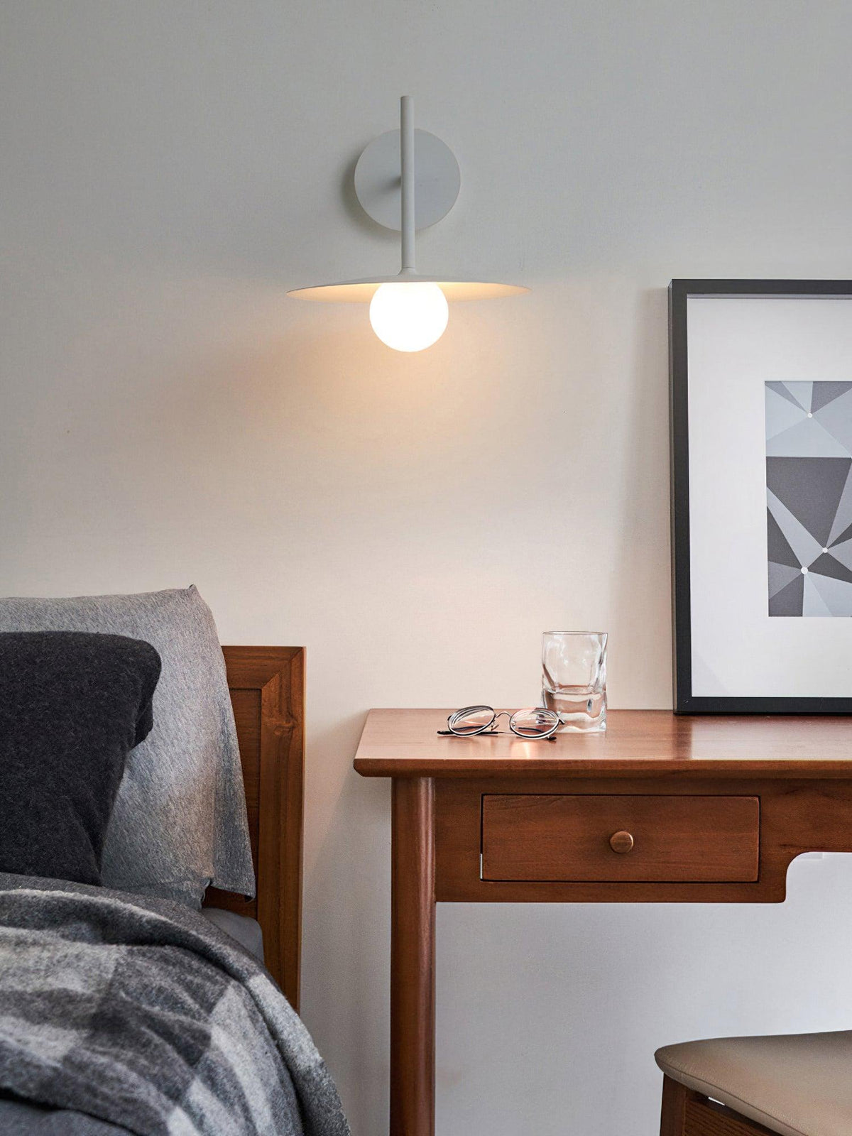 Gea Iron Plug In Wall Lamp
