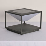 Geo Frame Solar Outdoor Light – Modern Minimalist LED Lantern