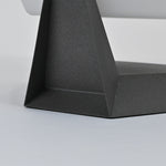 Geobase Solar Outdoor Post Light – Modern Geometric LED Garden Lamp