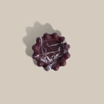 Geode Marble & Onyx Decorative Ashtray with Scalloped Edge