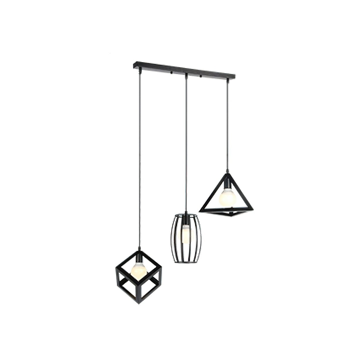 Geometric Cage Pendant Light