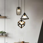 Geometric Cage Pendant Light
