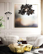 Geometric Cumulus Chandelier