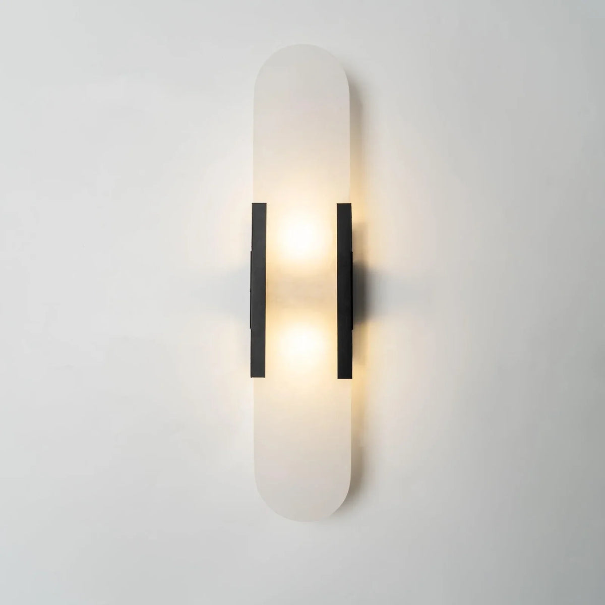 Melange Elongated Alabaster Sconce