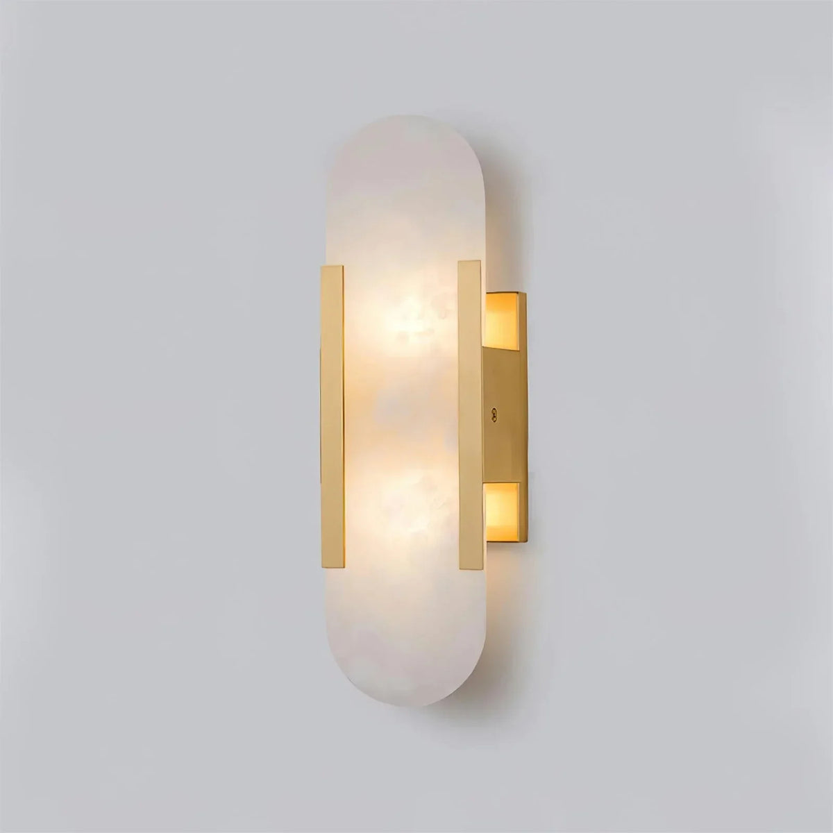Melange Elongated Alabaster Sconce