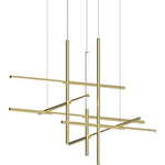 Geometric Linear LED Pendant Light – Modern Art-Inspired Illumination