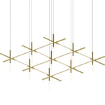 Geometric Linear LED Pendant Light – Modern Art-Inspired Illumination