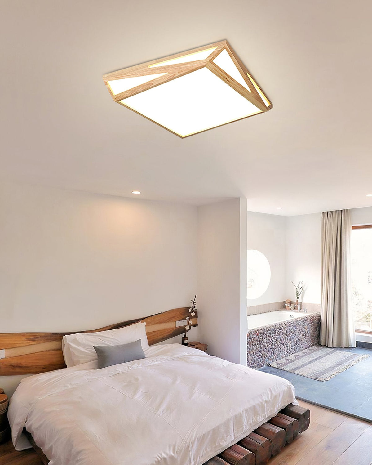Geometric Triangular Ceiling Lamp