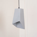 Georgia Faceted Concrete Pendant Light – Hand-Cast Brutalist Ceiling Lamp