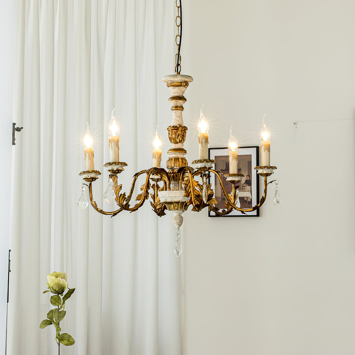 giltwood-wood-chandelier