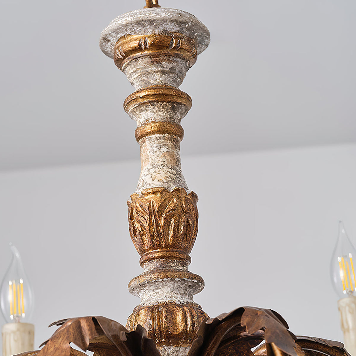giltwood-wood-chandelier
