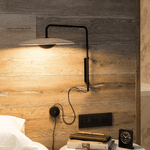 Ginger Plug-In Wall Sconce – Modern LED Wall Light for Bedroom & Living Room