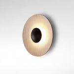 Ginger Round LED Wall Sconce – Modern Minimalist Bedroom & Living Room Lighting