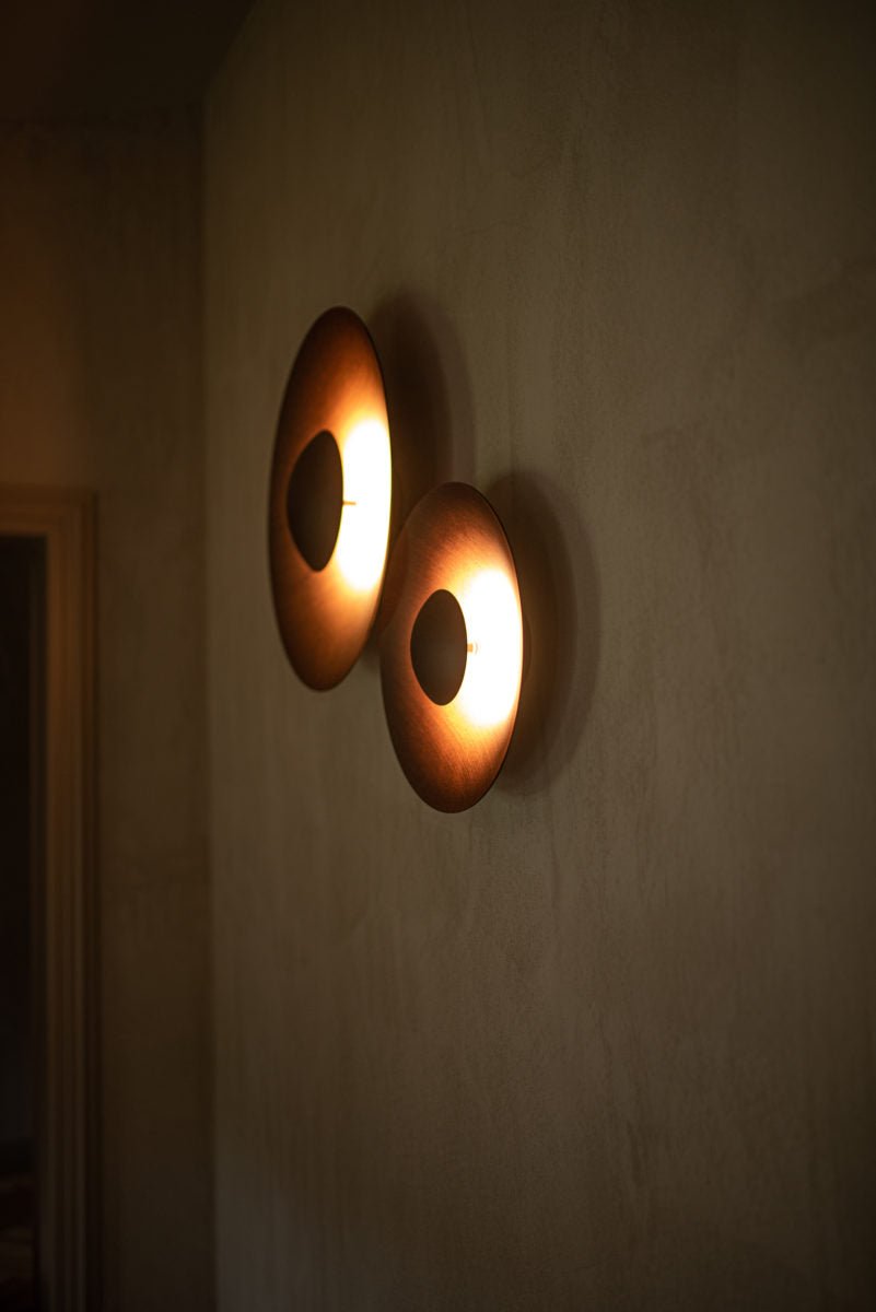 Ginger Round LED Wall Sconce – Modern Minimalist Bedroom & Living Room Lighting
