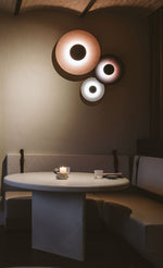 Ginger Round LED Wall Sconce – Modern Minimalist Bedroom & Living Room Lighting