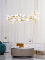 Gingko Round Chandelier U