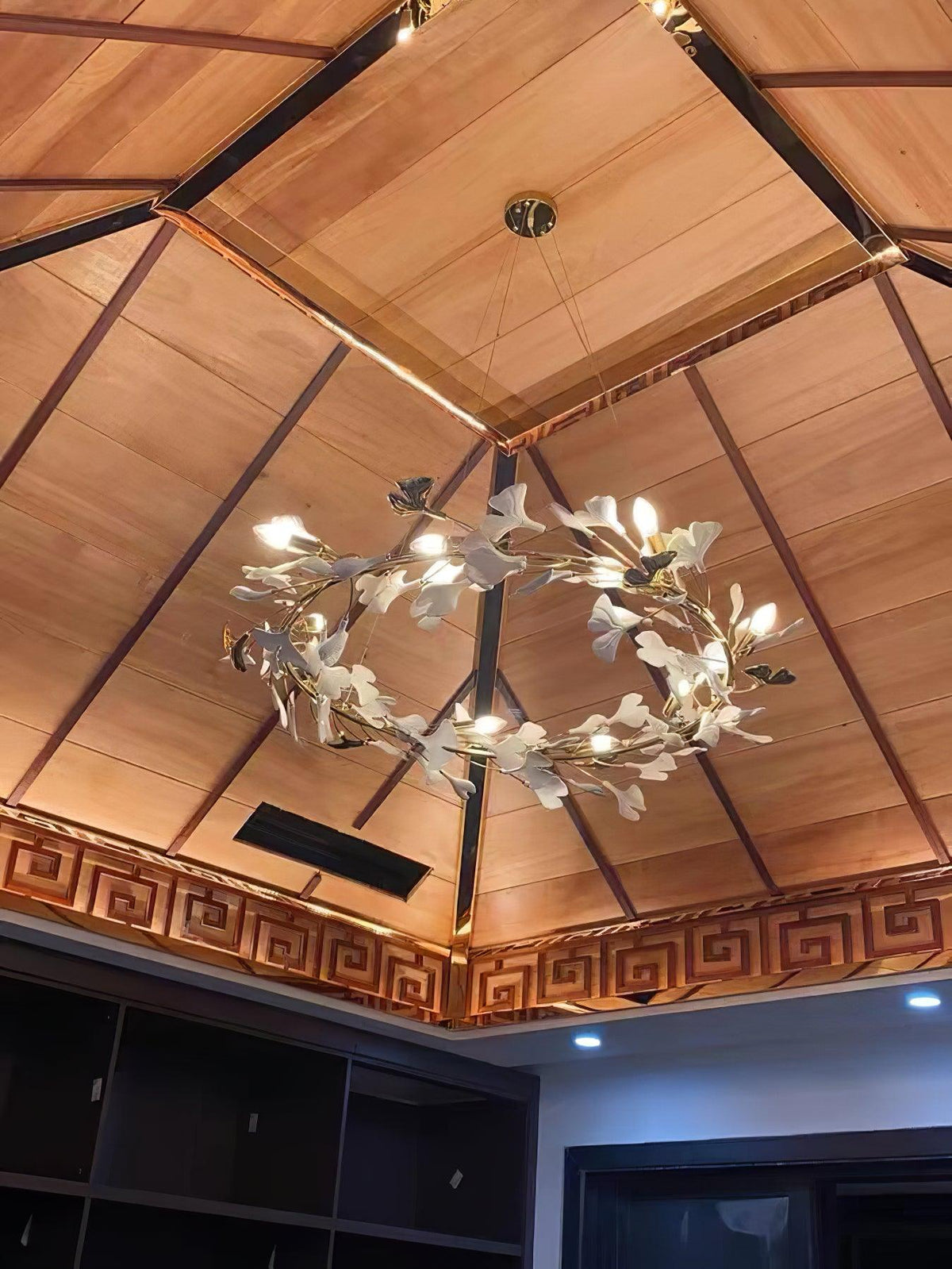 Gingko Round Chandelier U