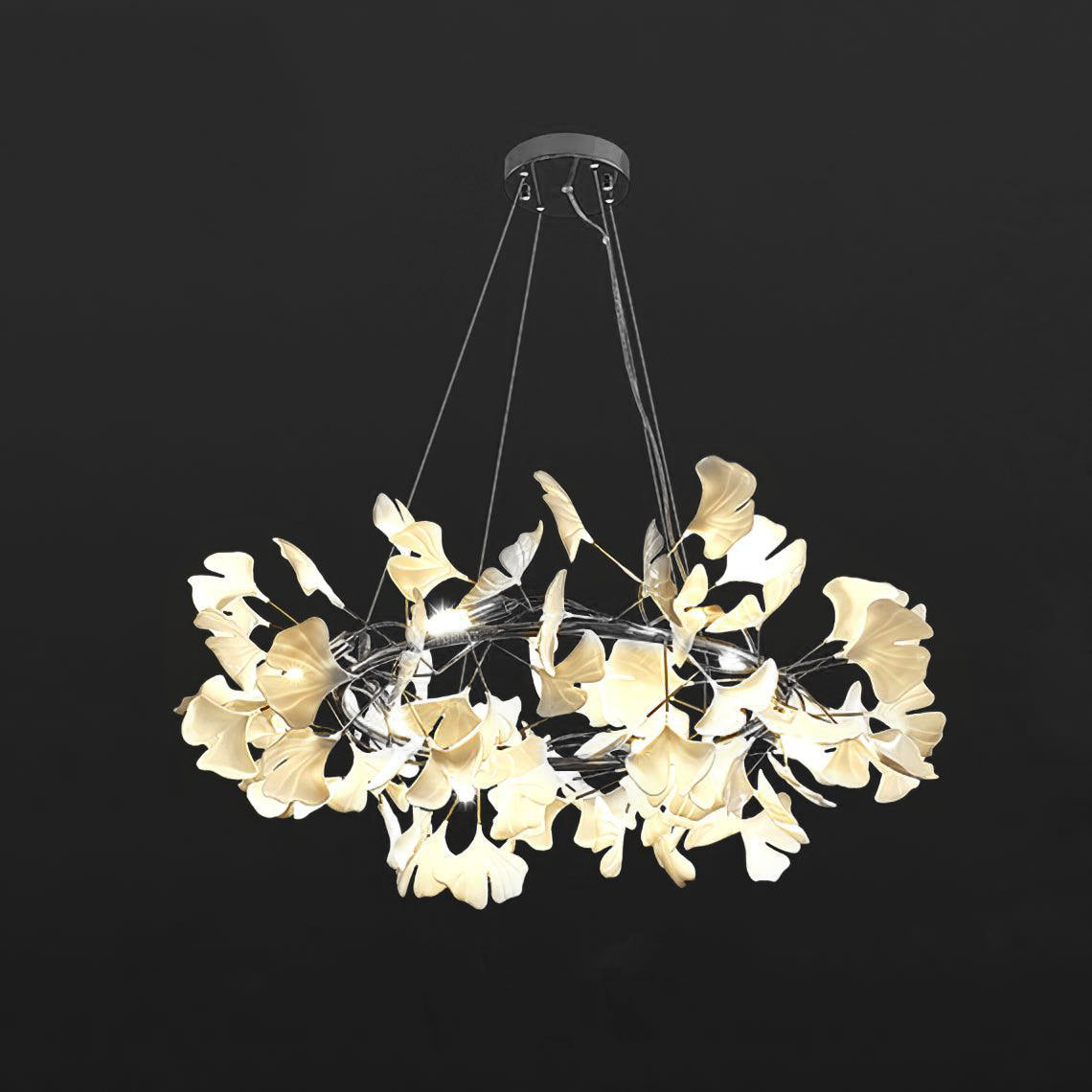 gingko-chandelier-o