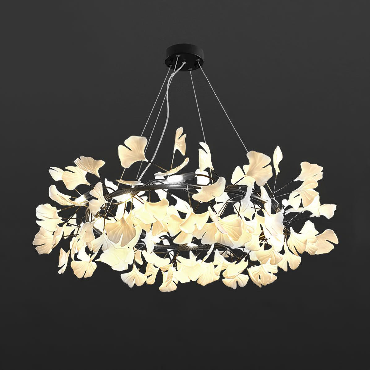 gingko-chandelier-o