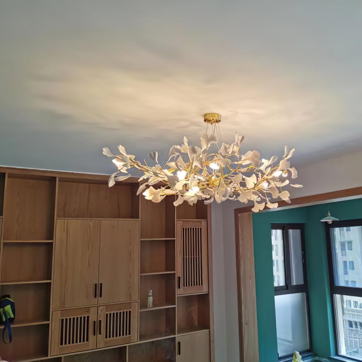 modern-ginkgo-ceramic-chandelier