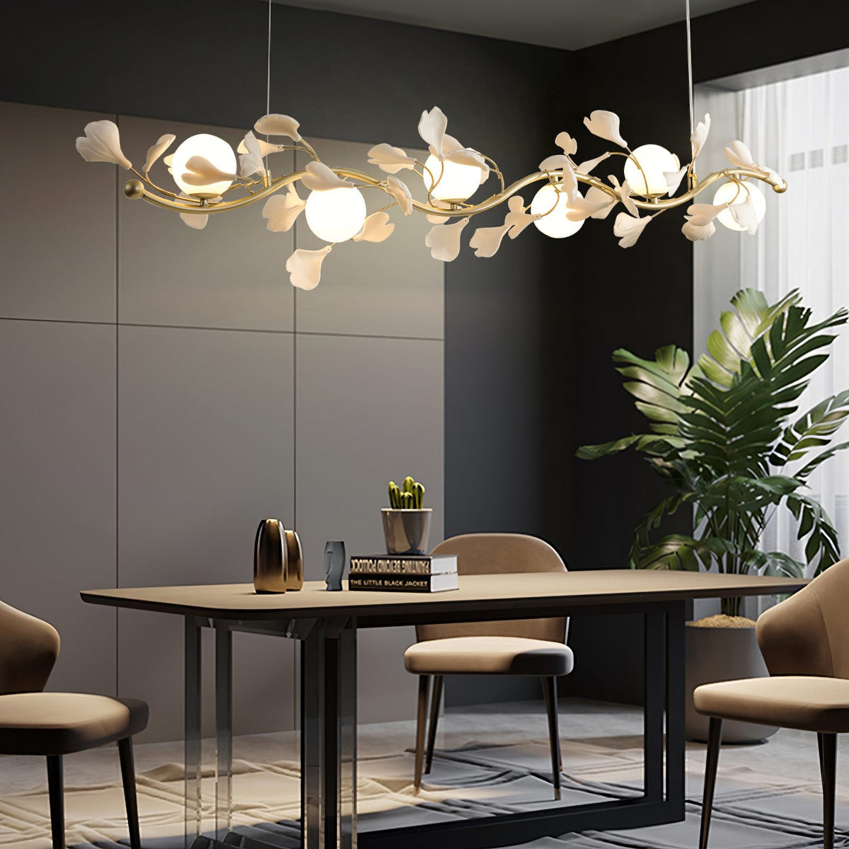 Ginkgo Long Bar Chandelier