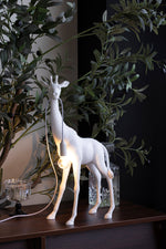 Giraffe Royale Sculpture Floor Lamp – Modern Crystal Pendant Light