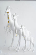 Giraffe Royale Sculpture Floor Lamp – Modern Crystal Pendant Light