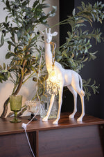 Giraffe Royale Sculpture Floor Lamp – Modern Crystal Pendant Light