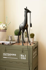 Giraffe Royale Sculpture Floor Lamp – Modern Crystal Pendant Light