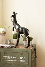 Giraffe Royale Sculpture Floor Lamp – Modern Crystal Pendant Light