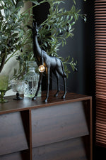 Giraffe Royale Sculpture Floor Lamp – Modern Crystal Pendant Light