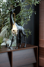 Giraffe Royale Sculpture Floor Lamp – Modern Crystal Pendant Light