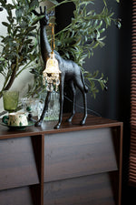 Giraffe Royale Sculpture Floor Lamp – Modern Crystal Pendant Light