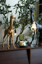 Giraffe Royale Sculpture Floor Lamp – Modern Crystal Pendant Light