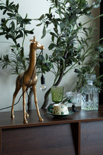 Giraffe Royale Sculpture Floor Lamp – Modern Crystal Pendant Light