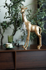 Giraffe Royale Sculpture Floor Lamp – Modern Crystal Pendant Light