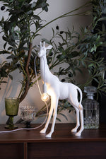 Giraffe Royale Sculpture Floor Lamp – Modern Crystal Pendant Light