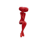 Girl Meditate Sculpture Floor Lamp