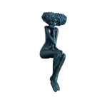 Girl Meditate Sculpture Floor Lamp