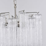 Giselle Murano Glass Chandelier – Hand-Blown Italian Glass Pendant Light for Dining Room and Living Room