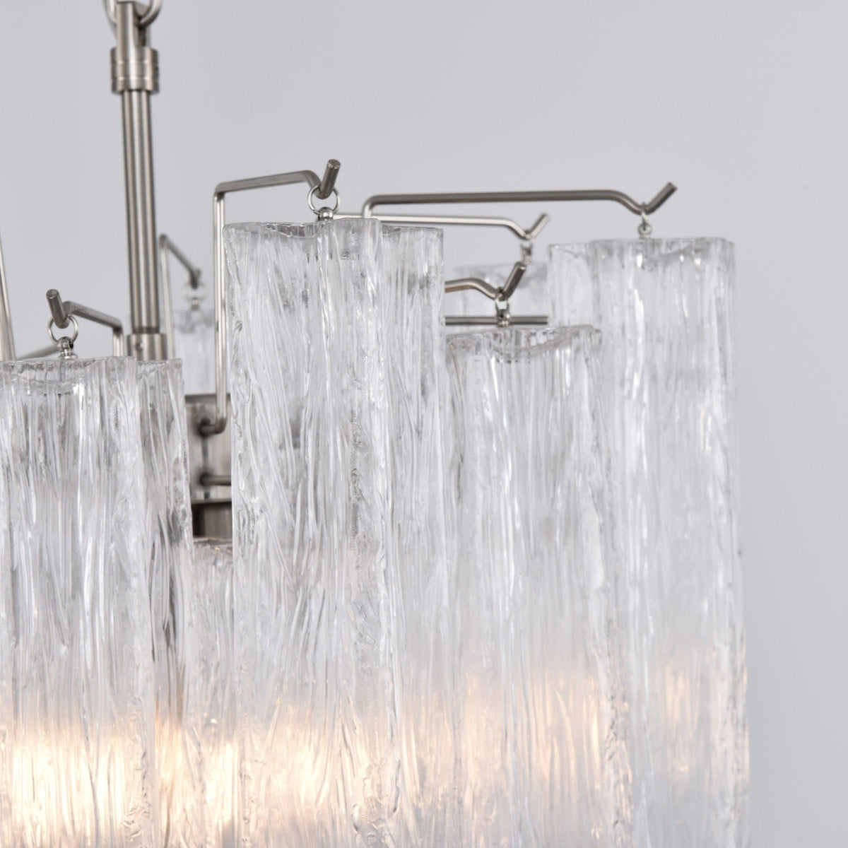 Giselle Murano Glass Chandelier – Hand-Blown Italian Glass Pendant Light for Dining Room and Living Room