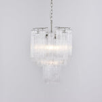 Giselle Murano Glass Chandelier – Hand-Blown Italian Glass Pendant Light for Dining Room and Living Room
