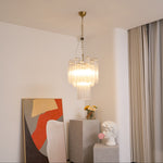 Giselle Murano Glass Chandelier – Hand-Blown Italian Glass Pendant Light for Dining Room and Living Room