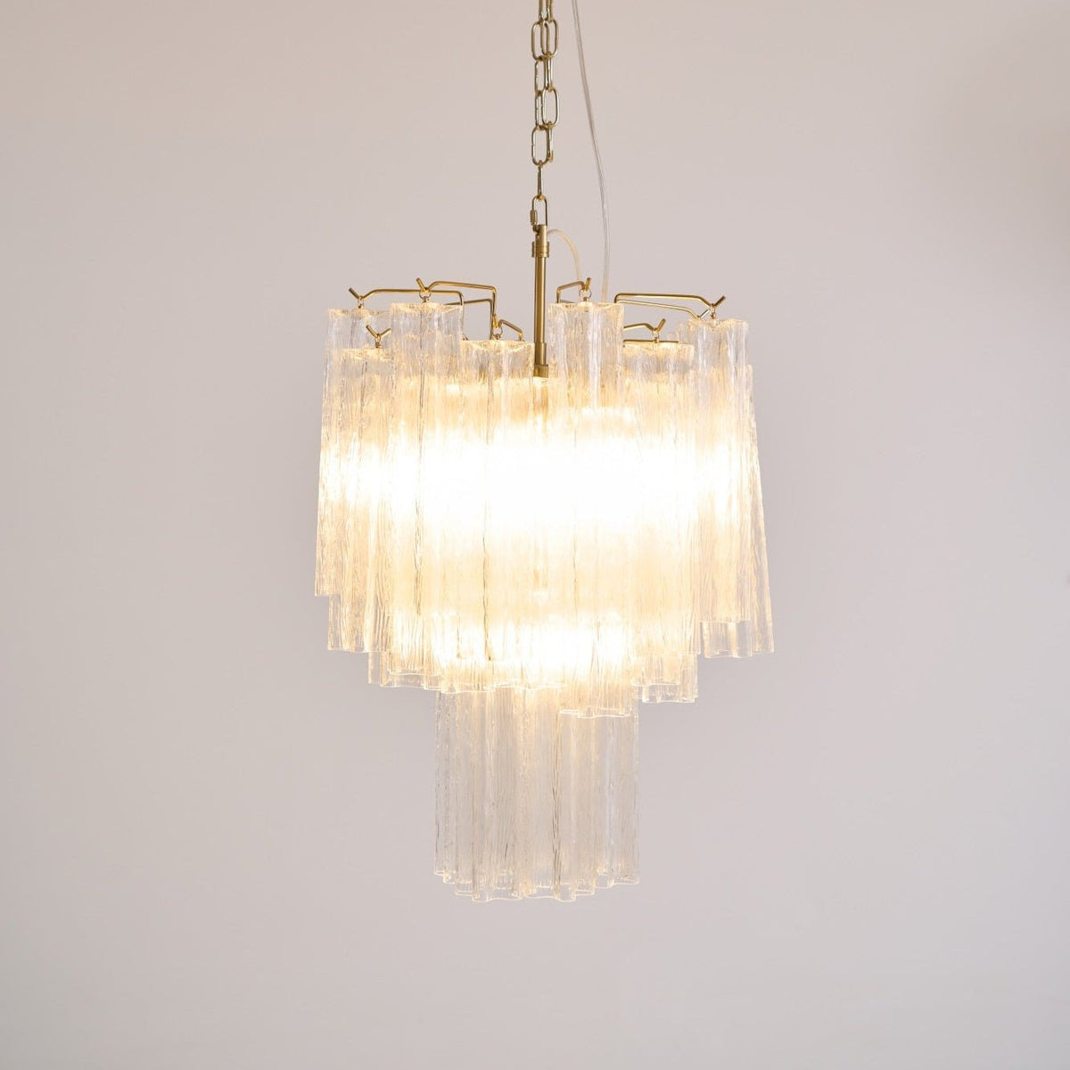 Giselle Murano Glass Chandelier – Hand-Blown Italian Glass Pendant Light for Dining Room and Living Room