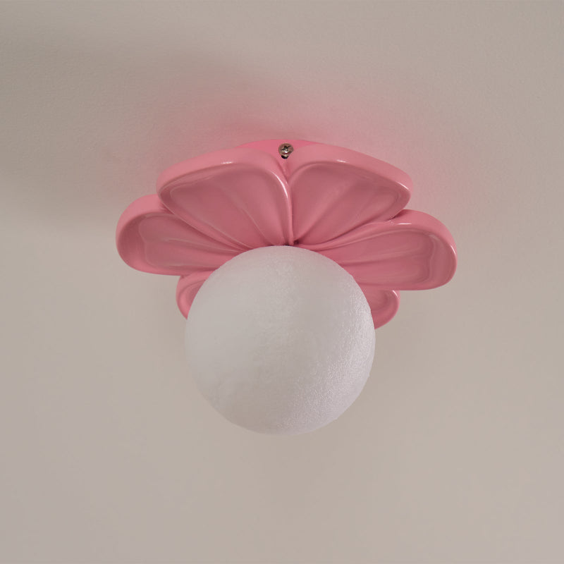 cream-bloom-flower-ceiling-lamp
