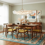 Lumière Cascade Glass Ball Chandelier – Modern Sculptural Pendant Light
