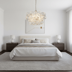 Lumière Cascade Glass Ball Chandelier – Modern Sculptural Pendant Light