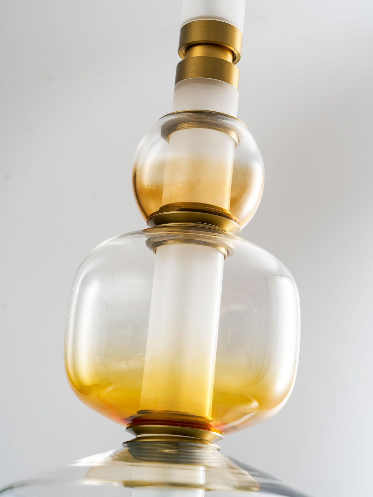 Artisan Glass Bead Linear Pendant Light for Modern Interiors