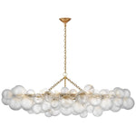 Lumière Cascade Glass Ball Chandelier – Modern Sculptural Pendant Light