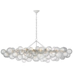 Lumière Cascade Glass Ball Chandelier – Modern Sculptural Pendant Light